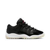 11 Retro Low (PS) '72-10' - Black/Gym Red/White