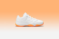 Women's 11 Retro Low - White/Bright Citrus