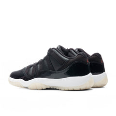 11 Retro Low (GS) '72-10' - Black/Gym Red/White