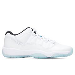 11 Retro Low (GS) - White/Legend Blue