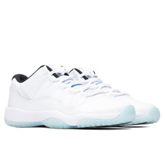 11 Retro Low (GS) - White/Legend Blue