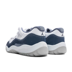 11 Retro Low (GS) - White/Midnight Navy/Diffused Blue