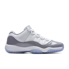 11 Retro Low Cement Grey (GS) - White/University Blue/Cement Grey