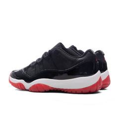 11 Retro Low 'Bred' (GS) - Black/Varsity Red/White