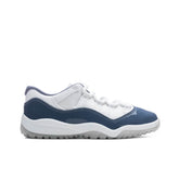 11 Retro Low (PS) - White/Midnight Navy/Diffused Blue