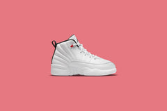 12 Retro (PS) "Twist" - White/University Red
