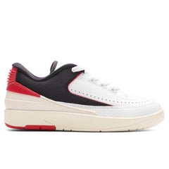 Women's 2 Retro Low - White/University Red/Coconut Milk
