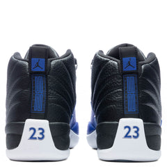 Women's 12 Retro - Black/Hyper Royal/Metallic Silver