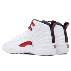 12 Retro (GS) "Twist" - White/University Red