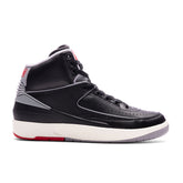2 Retro (GS) 'Black Cement' - Black/Cement Grey/Fire Red