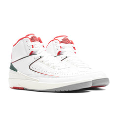2 Retro (GS) 'Italy' - White/Fire Red/Fir