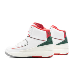 2 Retro (GS) 'Italy' - White/Fire Red/Fir