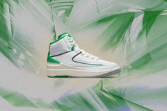 2 Retro (GS) - White/Lucky Green/Sail
