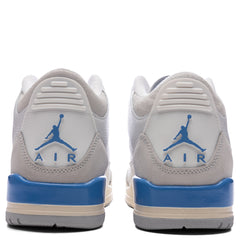 3 Retro 'Lucky Shorts' - Summit White/Hydrogen Blue/Legend Blue
