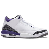 3 Retro - White/Black/Dark Iris