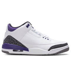3 Retro - White/Black/Dark Iris
