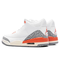 Women's 3 Retro 'Georgia Peach' - White/Cosmic Clay/Sail