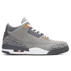 3 Retro "Cool Grey" - Silver/Sport Red