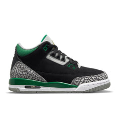 3 Retro (GS) "Pine Green" - Black/Pine Green/Silver