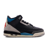 3 Retro OG 'Rare Air' (GS) - Black/Chile Red/Neutral Grey