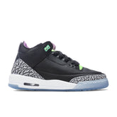3 Retro SE (GS) 'Electric Green' - Black/Violet Shock