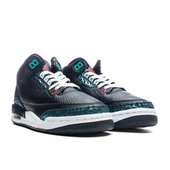 3 Retro (GS) 'Moto' - Black/Siren Red/Hyper Jade