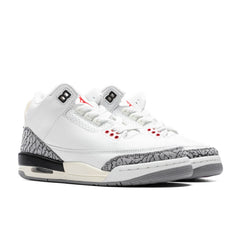 3 Retro (GS) White Cement Reimagined - Summit White/Fire Red