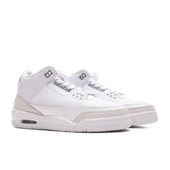 3 Retro 'Pure Money' (GS) - White/Metalic Silver