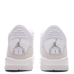 3 Retro 'Pure Money' (GS) - White/Metalic Silver