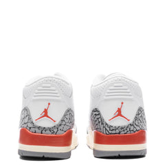 3 Retro (PS) 'Georgia Peach' - White/Cosmic Clay/Sail