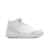 3 Retro 'Pure Money' (PS) - White/Metalic Silver