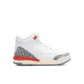 3 Retro (TD) 'Georgia Peach' - White/Cosmic Clay/Sail