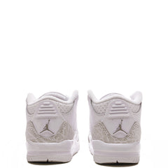 3 Retro 'Pure Money' (TD) - White/Metalic Silver
