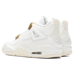 Women's 4 Retro 'Metallic Gold' - Sail/Metallic Gold/Black