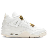 Women's 4 Retro 'Metallic Gold' - Sail/Metallic Gold/Black