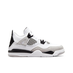 4 Retro (PS) - White/Black/Neutral Grey