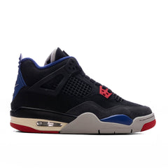4 Retro 'Rare Air' (GS) - Black/Fire Red/Deep Royal Blue