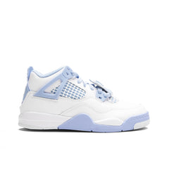 4 Retro 'Aluminum' (PS) - White/Aluminum/Blue Tint/Oil Green