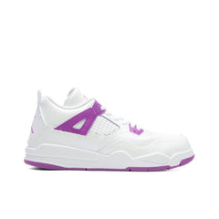 4 Retro (PS) - White/Hyper Violet