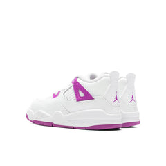 4 Retro (TD) - White/Hyper Violet