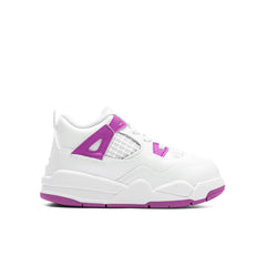4 Retro (TD) - White/Hyper Violet