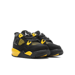 4 Retro (TD) Thunder - Black/White/Tour Yellow