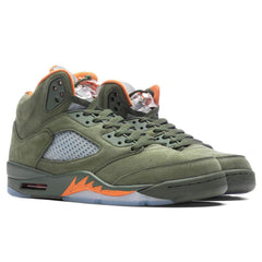 5 Retro 'Olive' - Army Olive/Solar Orange