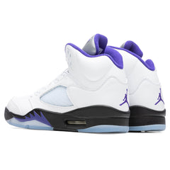 5 Retro - White/Dark Concord/Black