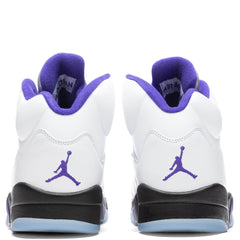 5 Retro - White/Dark Concord/Black