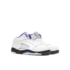 5 Retro (TD) - White/Dark Concord/Black
