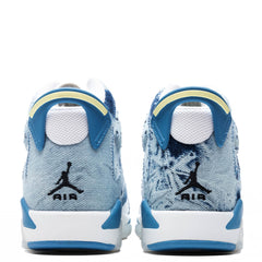 6 Retro (GS) - White/Dutch Blue/Citron Tint
