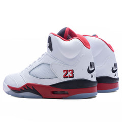 5 Retro OG Fire Red 'Black Tongue' - White/Fire Red/Black