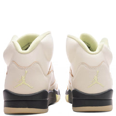 Women's 5 Retro - Sail/Luminous Green/Anthracite