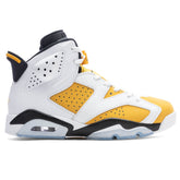 6 Retro - White/Yellow Ochre/Black